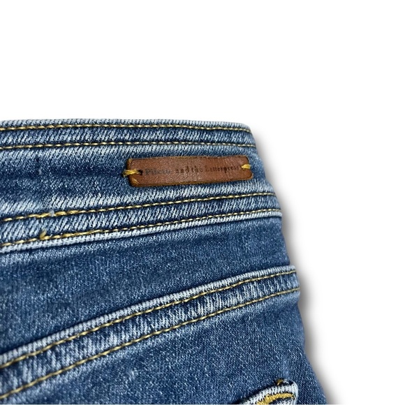 Pilcro and the Letterpress High Rise Skinny Jeans Blue Size 25 Measures 27x26 - Picture 5 of 8